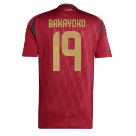 Belgien Johan Bakayoko #19 Hemmakläder EM 2024 Kortärmad